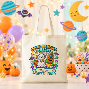 Space Ghost Kids Halloween Candy Bag