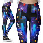 Space Girl Mechanical Android Futuristic Robot Leggings<br><div class="desc">Synth Wave Celestial Space Girl Robot Leggings | Cosplay Attire. Step into the future with my Synth Wave Celestial Space Girl Robot Leggings, featuring customisable text for a personalised touch. Perfect for cosplay or comic conventions, these futuristic leggings evoke a sense of robotic charm. Inspired by 1980s synth music and...</div>