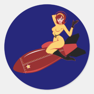 Space Girl Sticker