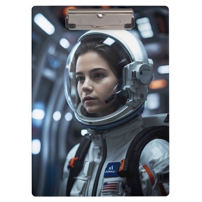 Space Girl v1 | Clipboard (Front)