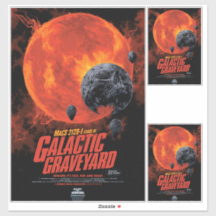 Space Graveyard Skull Halloween Galaxy of Horrors