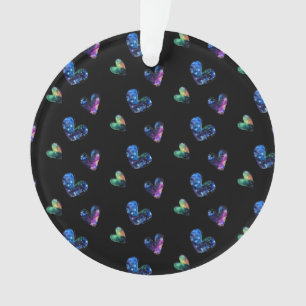 Space Hearts Ornament