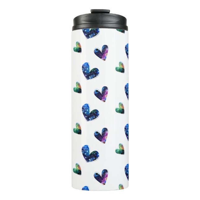 Space Hearts Thermal Tumbler (Front)