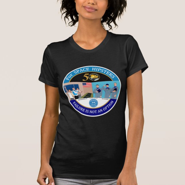 Space Hipsters Apollo 13 50th ladies t-shirt (Front)