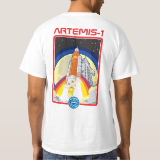 Space Hipsters® Artemis-1 Launch T-shirt - White