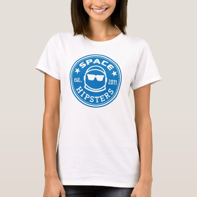 Space Hipsters® Women's  Soft Logo Tee (Front)