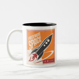 space in my life Two-Tone coffee mug