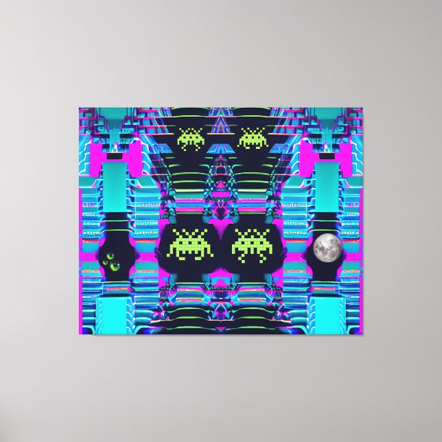 Space Invasion from the Tariff Kings Canvas Print (Front)