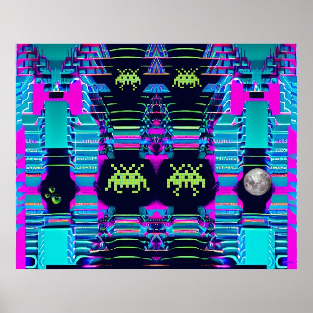 Space Invasion from the Tariff Kings Poster (Front)