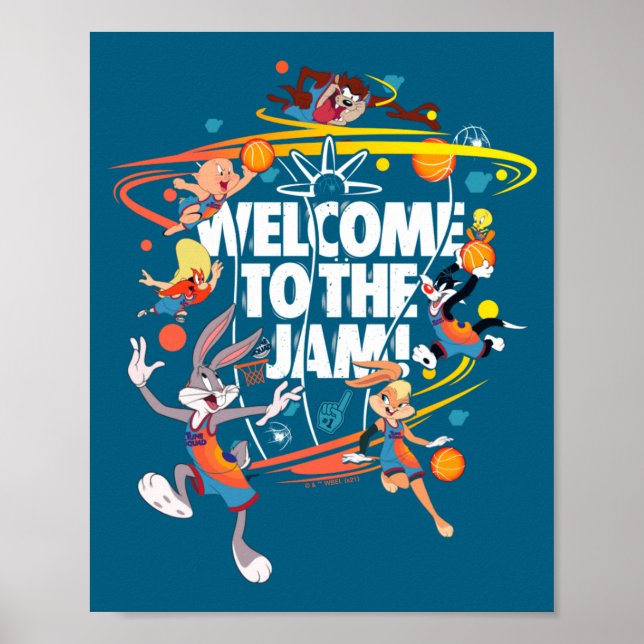 Space Jam A New Legacy Welcome To The Jam _1  Poster (Front)