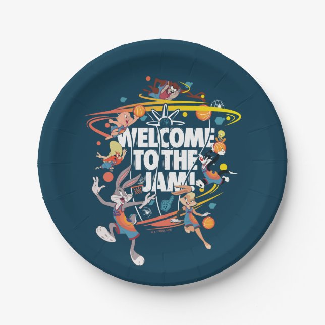 SPACE JAM: A NEW LEGACY™ | Welcome to the Jam Paper Plate (Front)