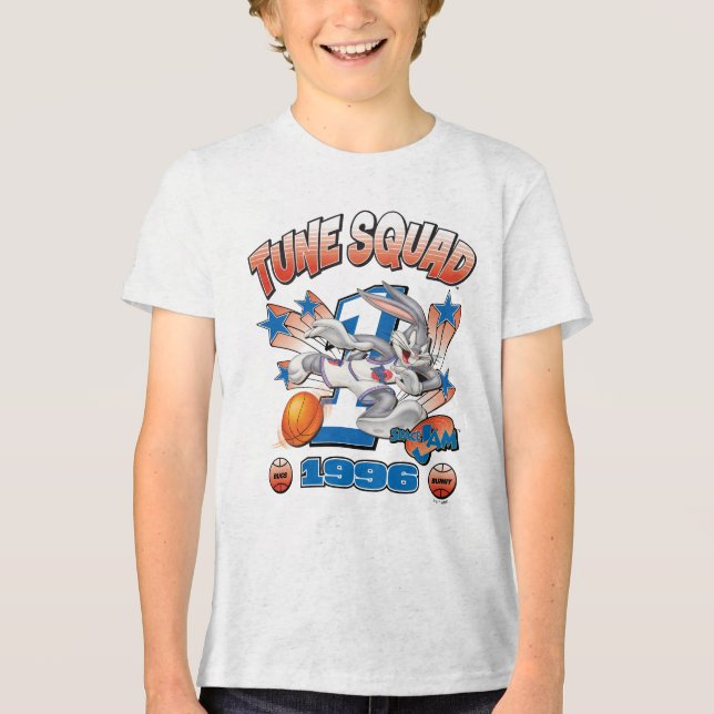 SPACE JAM™ BUGS BUNNY™ #1 Basketball Graphic Tri-Blend Shirt (Front)