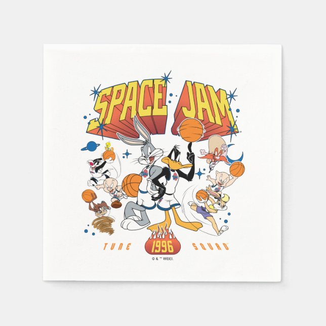 SPACE JAM™ TUNE SQUAD™ 1996 Graphic Napkin (Front)