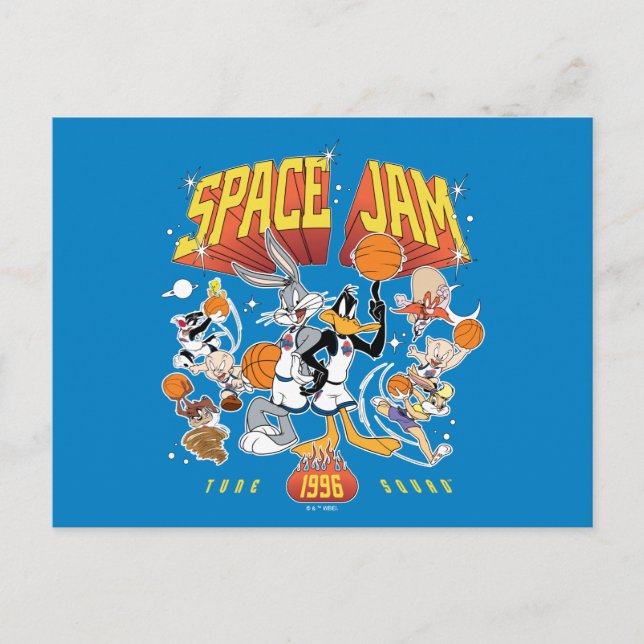 SPACE JAM™ TUNE SQUAD™ 1996 Graphic Postcard (Front)