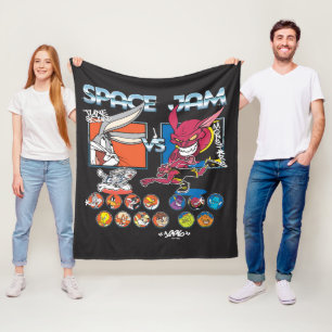 SPACE JAM™ TUNE SQUAD™ VS Monstars Roster Graphic Fleece Blanket