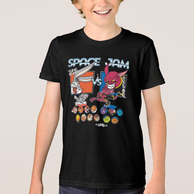 SPACE JAM™ TUNE SQUAD™ VS Monstars Roster Graphic Tri-Blend Shirt (Front)