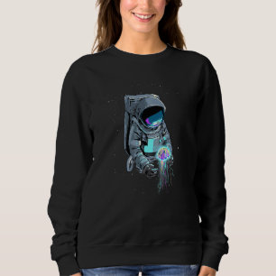 Space Jelly Fish Astronaut Science Galaxy Spaceman Sweatshirt