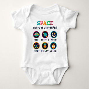 Space keeps us wondering baby bodysuit