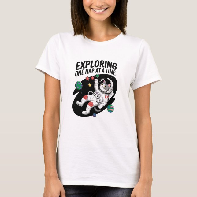 Space Kitty Adventure T-Shirt (Front)
