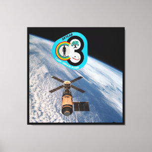 SPACE LAB 3 CANVAS PRINT