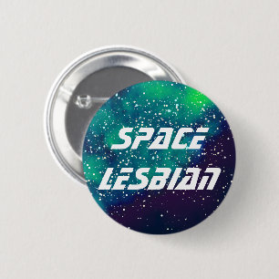 Space Lesbian Customisable Galaxy Identity 6 Cm Round Badge