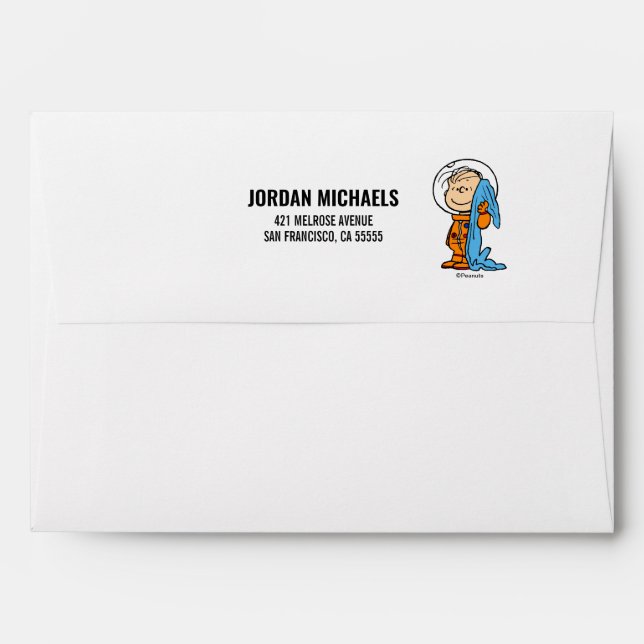 SPACE | Linus Astronaut Envelope (Back (Top Flap))