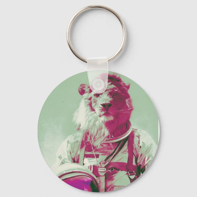 space lion key ring (Front)