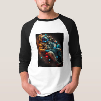 Space Lounger Half Sleeve Baseball Undershirt T-Shirt