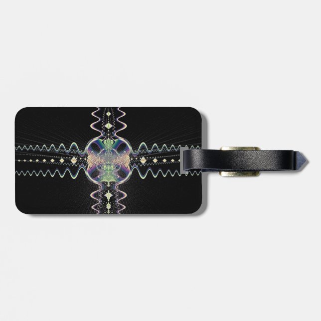 Space Luggage Tag - Customised (Back Horizontal)
