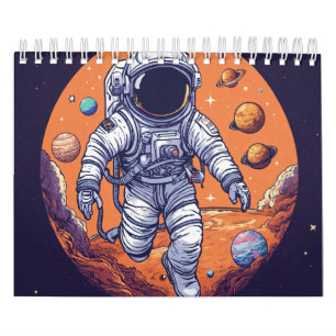 Space man  calendar