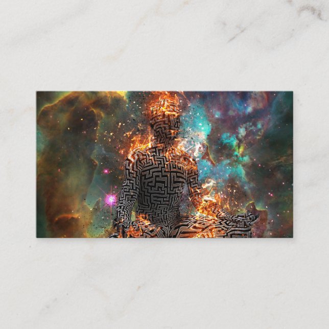 Space Meditation Business Card (Front)