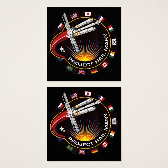 Space Mission Patch (Front & Back)