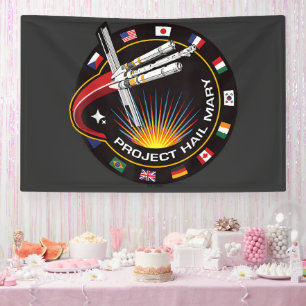 Space Mission Patch Banner