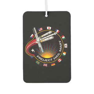 Space Mission Patch Car Air Freshener