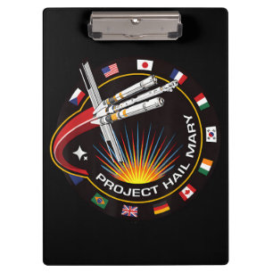 Space Mission Patch Clipboard