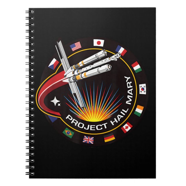 Space Mission Patch Notebook (Front)