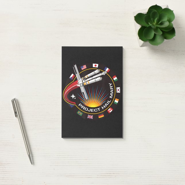Space Mission Patch Post-it Notes (Office)