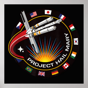 Space Mission Patch Poster