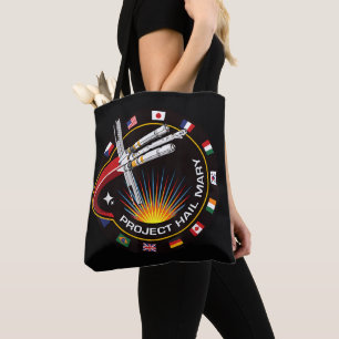 Space Mission Patch Tote Bag