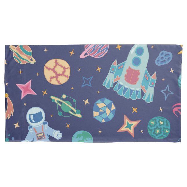 Space Mission Pillowcase (Front)