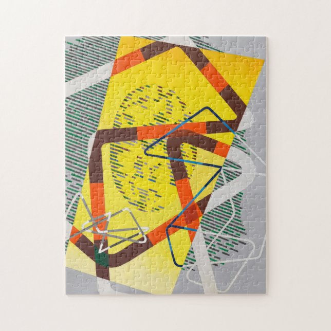 Space Modulator by Laszlo Moholy-Nagy Jigsaw Puzzle (Vertical)