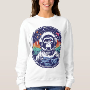 Space Monkey Astronaut Sweatshirt