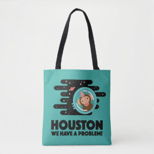 Space Monkey Tote Bag