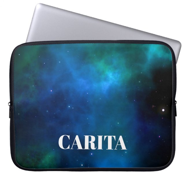 Space Monogram Electronics Bag (Front)