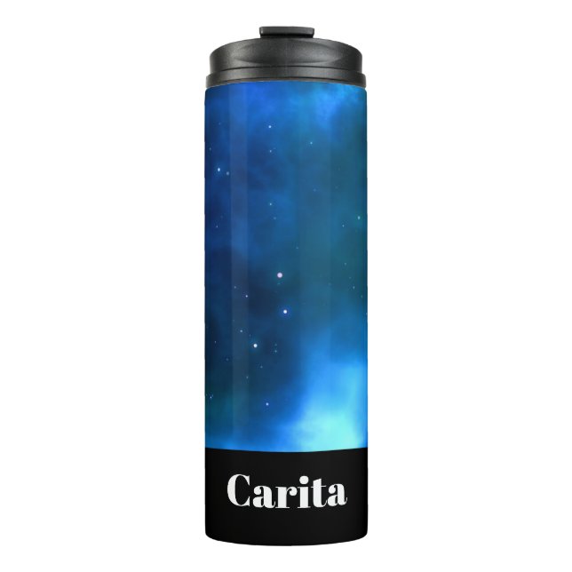 Space Monogram Thermal Tumbler (Front)