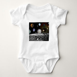 space montage baby bodysuit