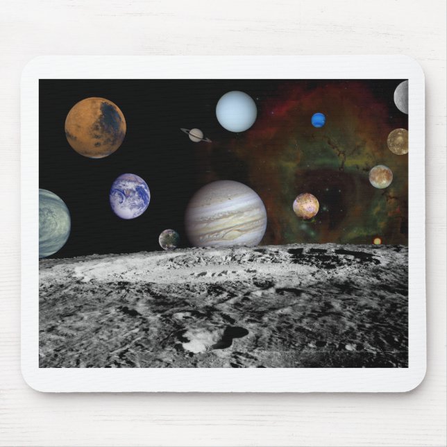 space montage mouse pad (Front)