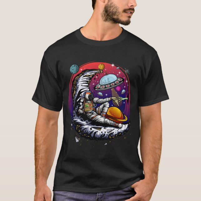Space Moon Cheese T-Shirt (Front)