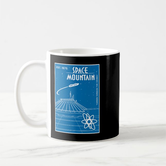 Space Mountain (Blueprint) Coffee Mug (Left)