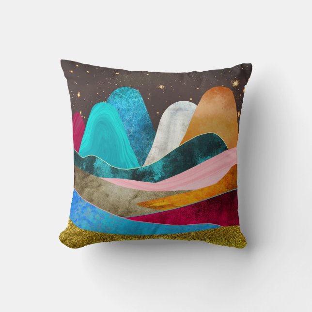 Space Mountains Cushion (Front)